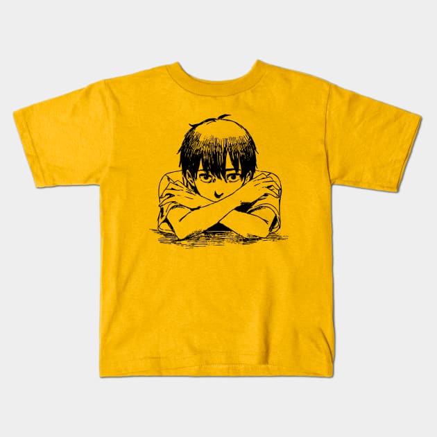 Kasuga Aku No Hana Kids T-Shirt by DarkenLlst